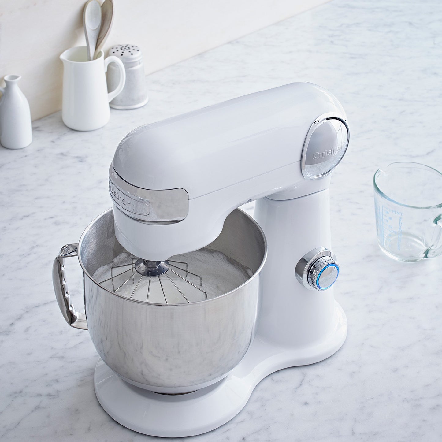 Stand Mixer 5.2L, 500W, White Metal