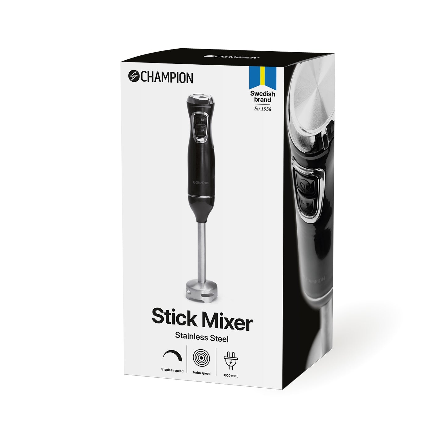 Stand Mixer 600W Stainless Steel/Black