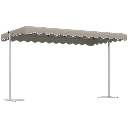 Garden awning 4.02x2.27m, Rotating roof, Sun protection