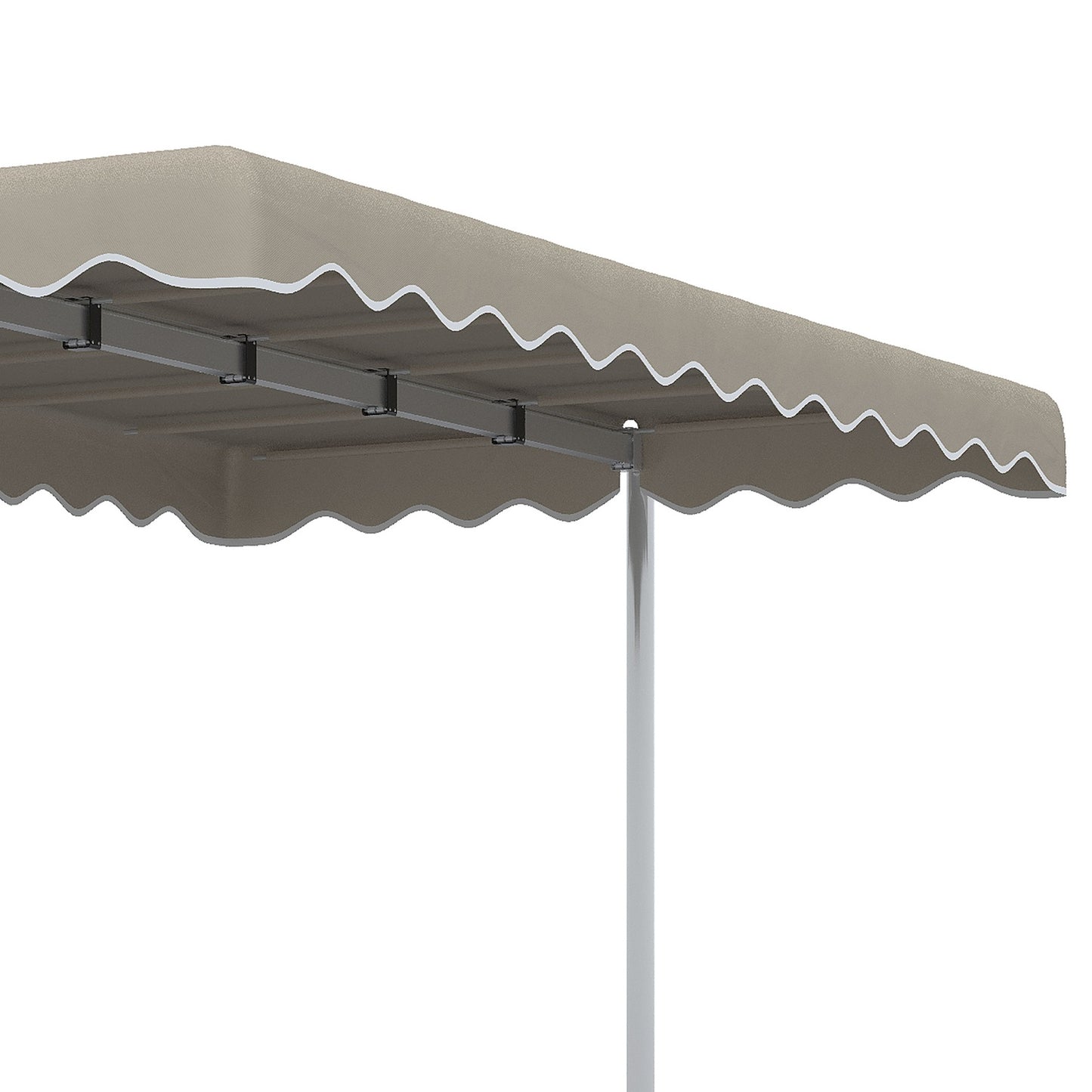 Garden awning 4.02x2.27m, Rotating roof, Sun protection