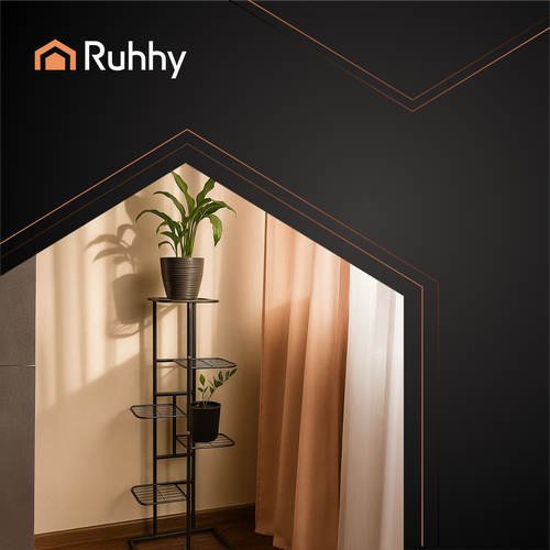 Standing Flower Stand, 106cm, Metal, Indoor/Outdoor