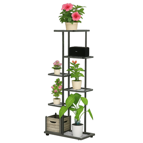 Standing Flower Stand, 106cm, Metal, Indoor/Outdoor
