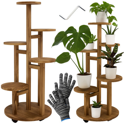 Standing Flower Stand, 86cm, Metal Plant Holder