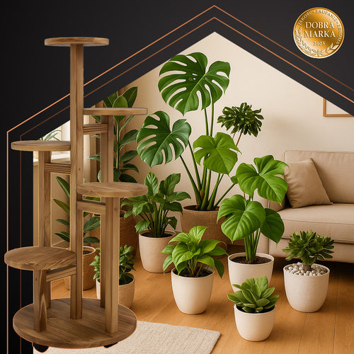 Standing Flower Stand, 86cm, Metal Plant Holder