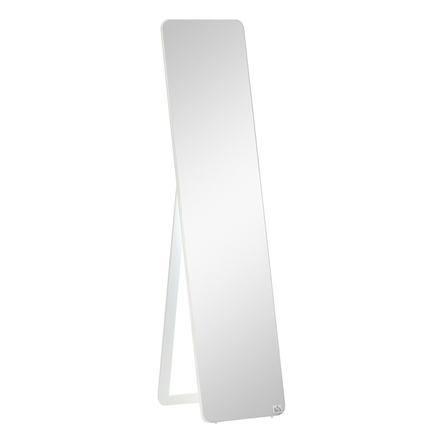 Full length standing mirror, folding frame, wall mountable