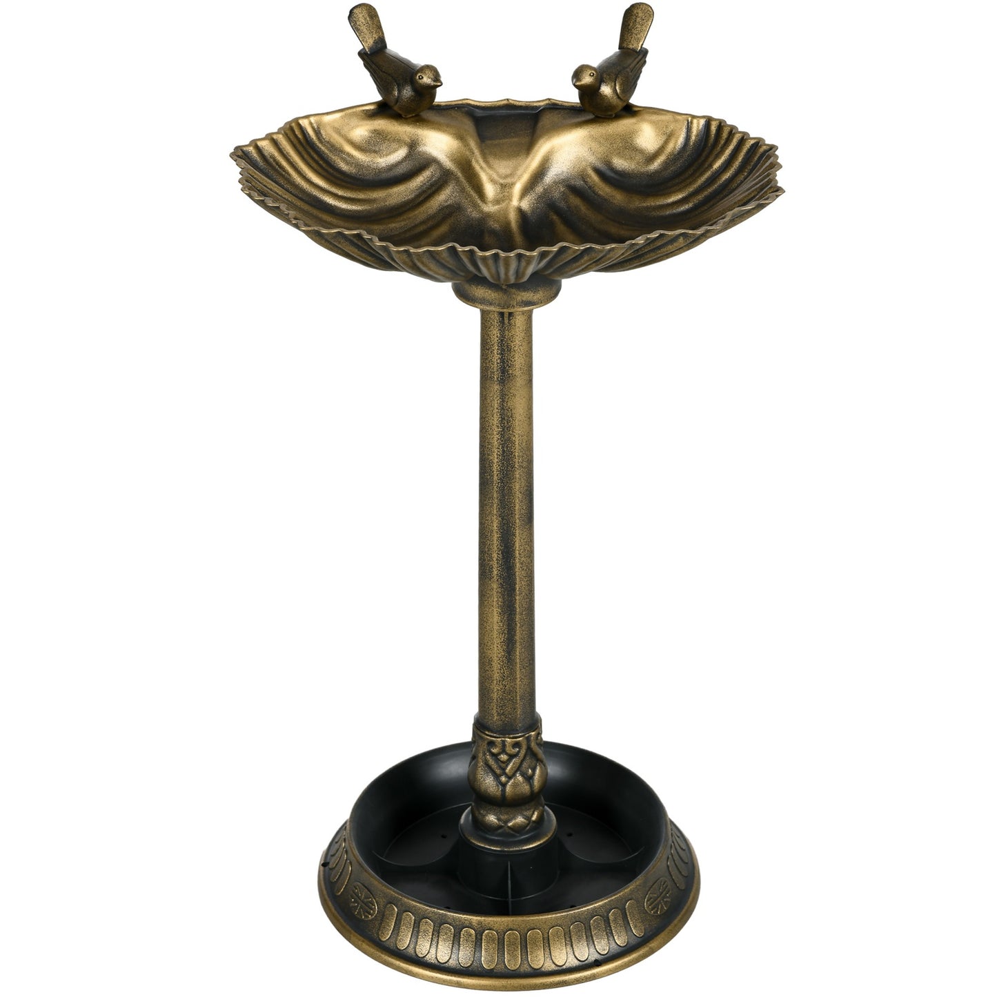 Plastic bird bath, frost-proof sink for garden or balcony
