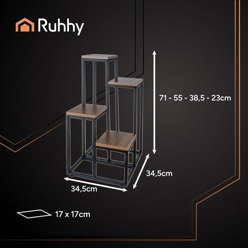 Standing flower stand 69 cm 25997