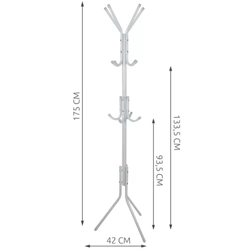 Standing hanger 170cm - white Ruhhy 23814