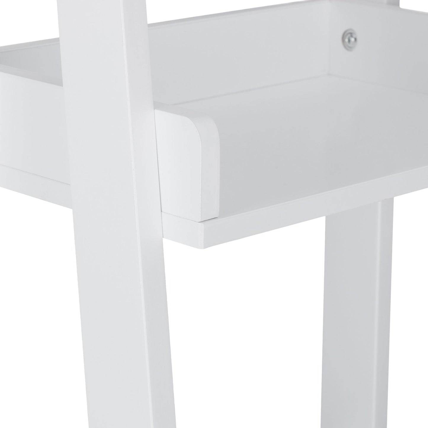 Standing shelf white 4 levels