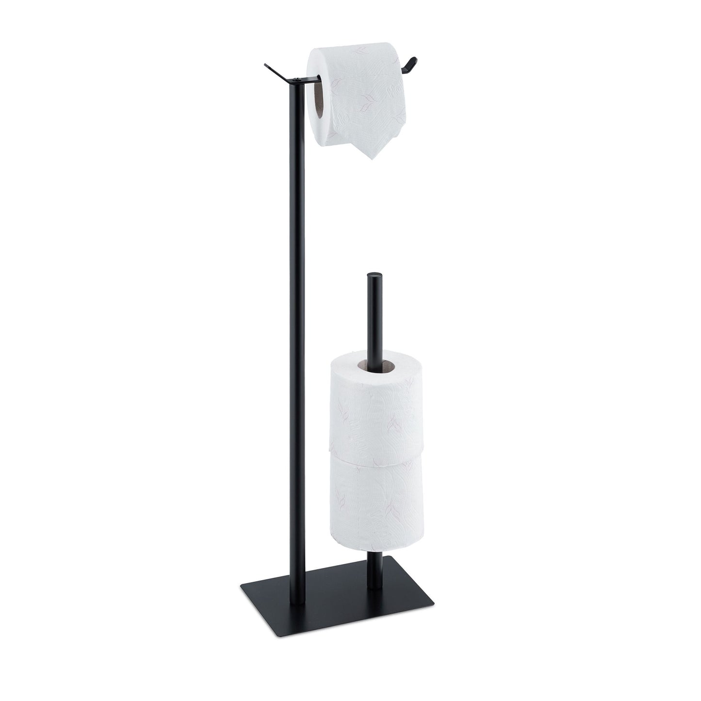 Standing toilet paper holder