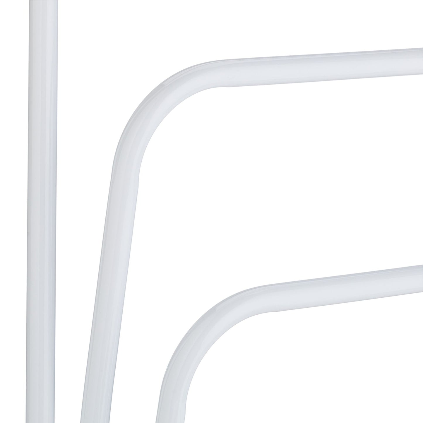 Standing towel rail in white