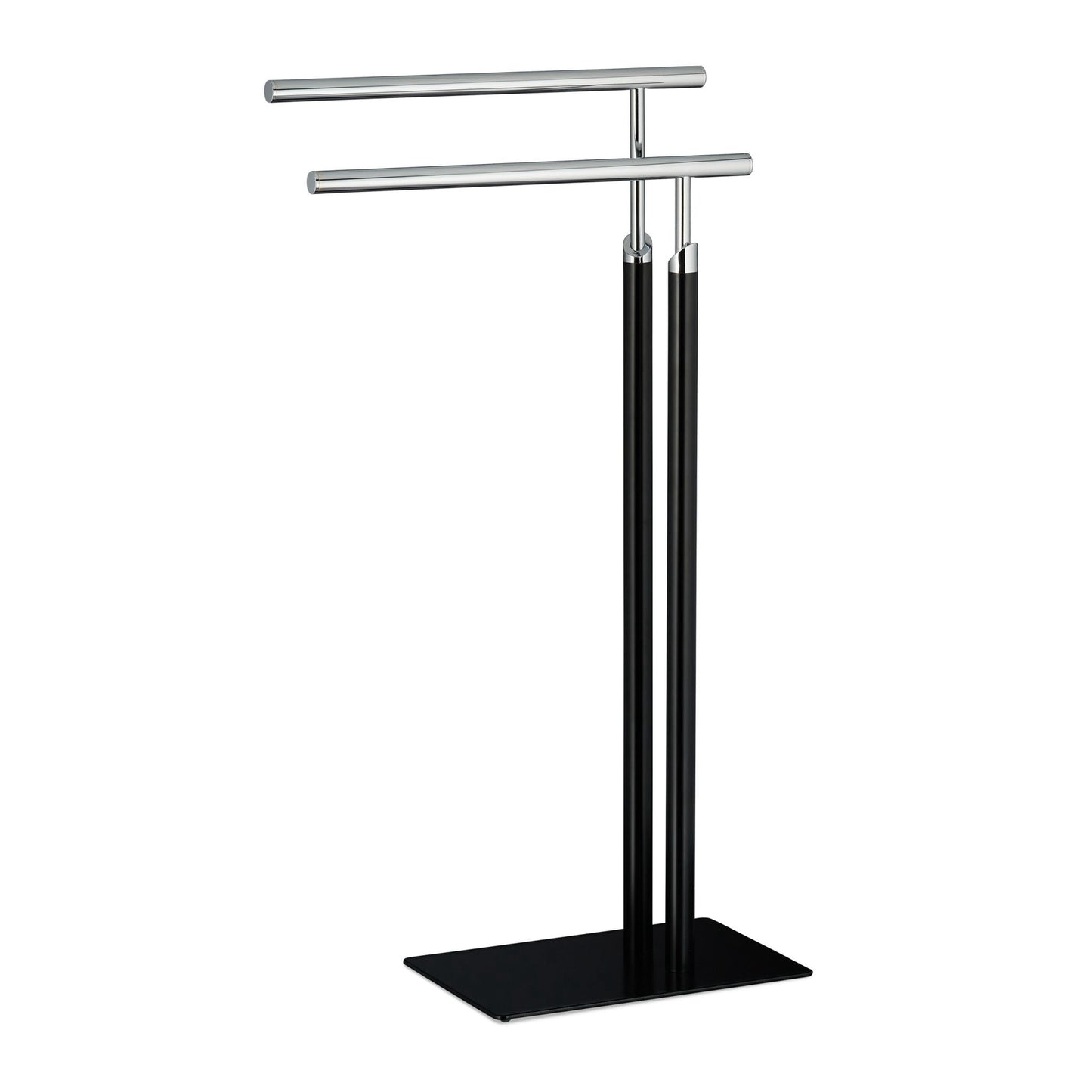 Standing towel rail with 2 bars