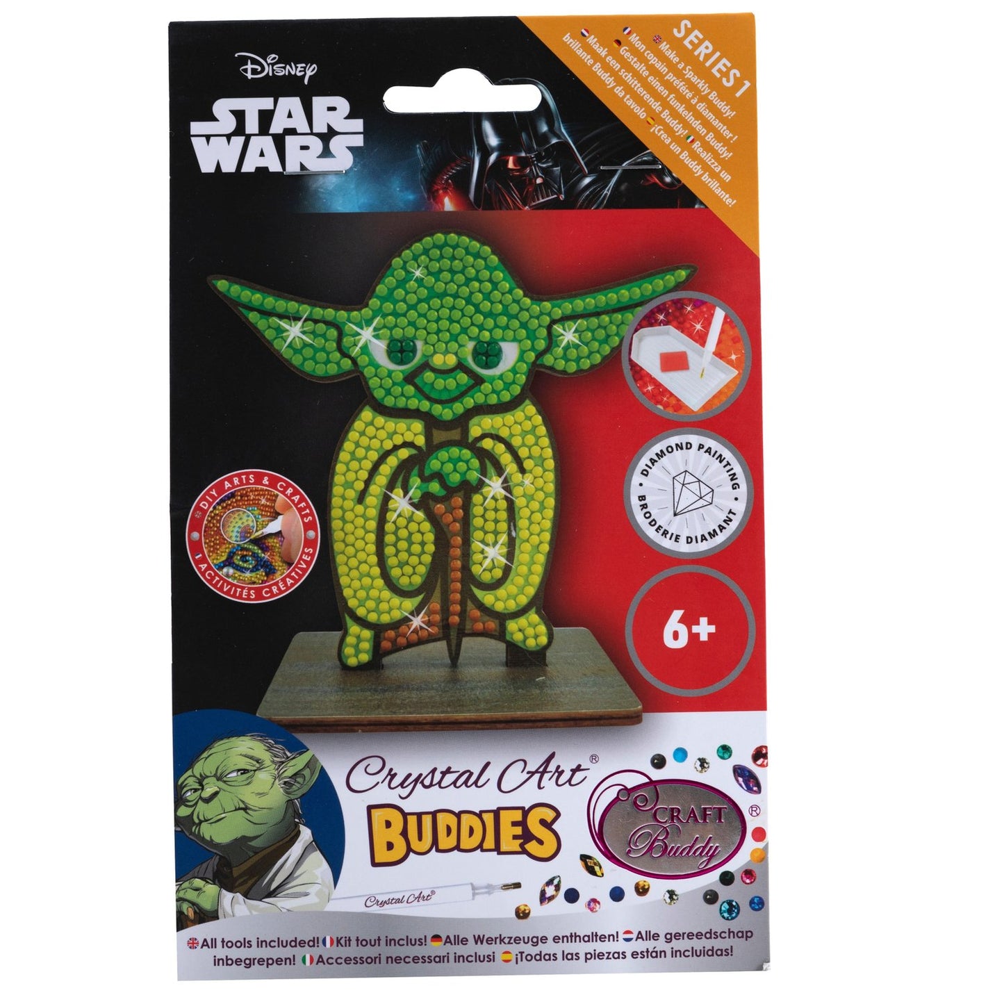 Star Wars Art Set With Crystals, Yoda