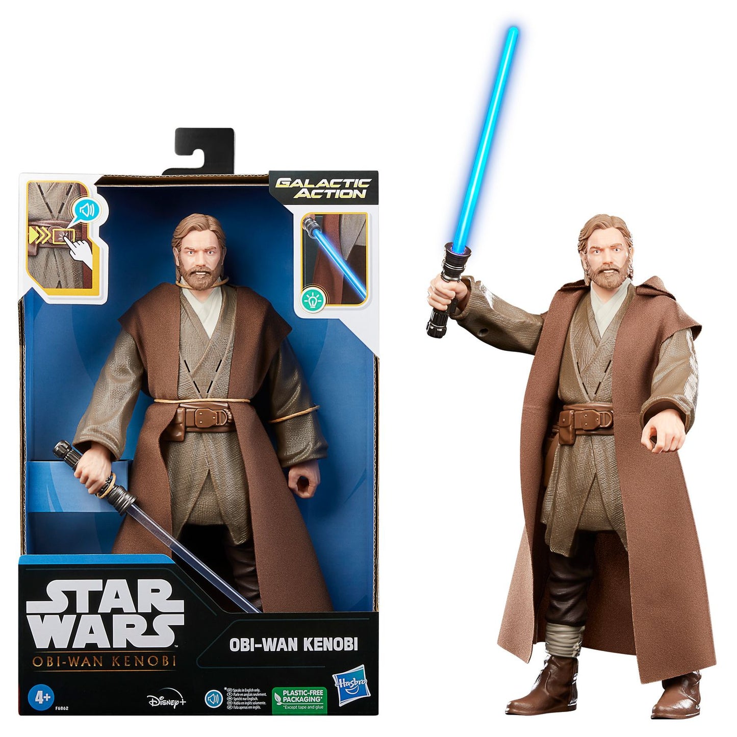 Star Wars Interactive Action Figure Galactic Obi-Wan Kenobi, 30 Cm