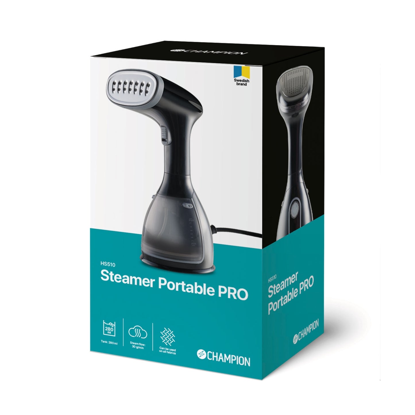 Steamer Portable Pro 1500W HS510 Black