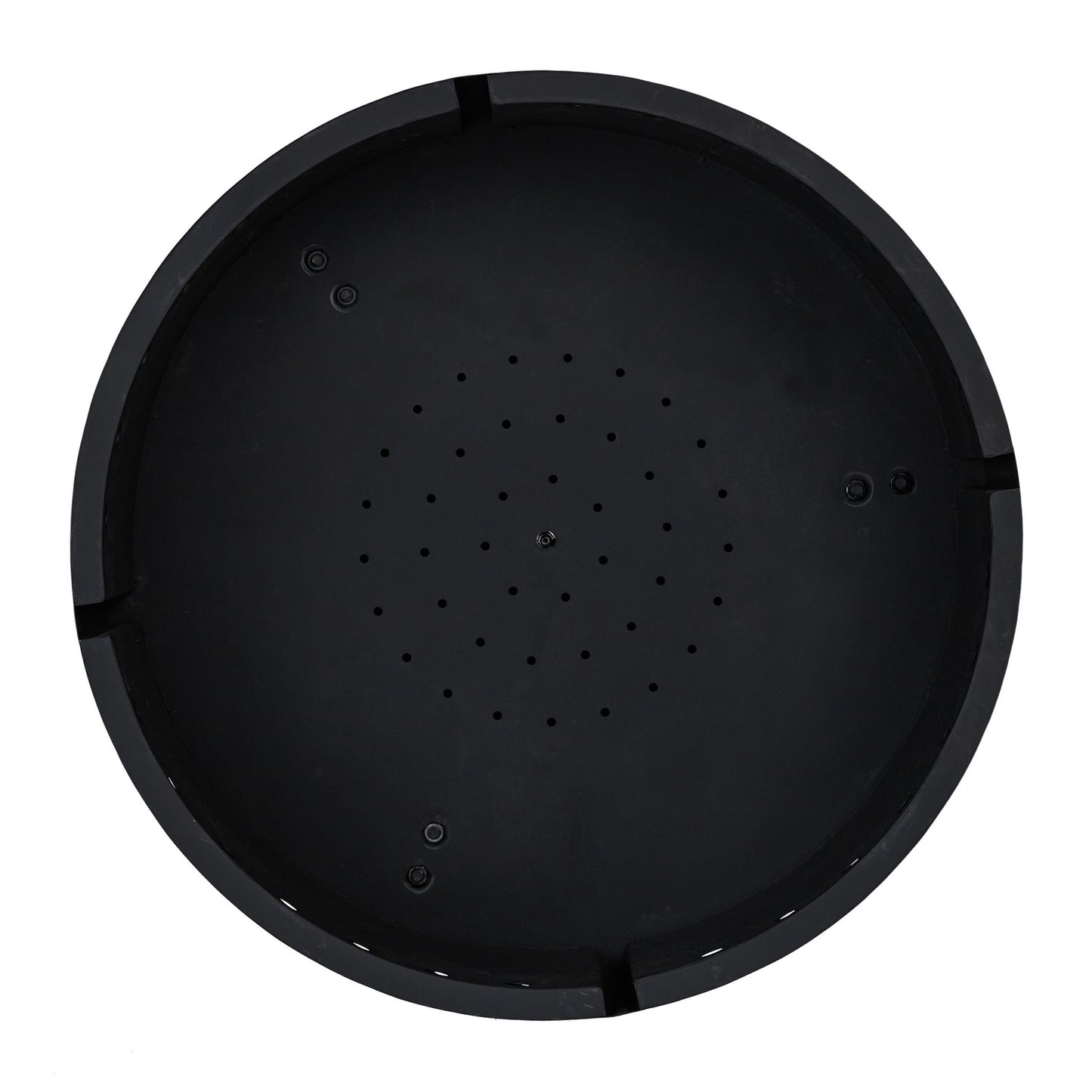 Steel Fire Bowl with Spark Guard and Heat Shield
