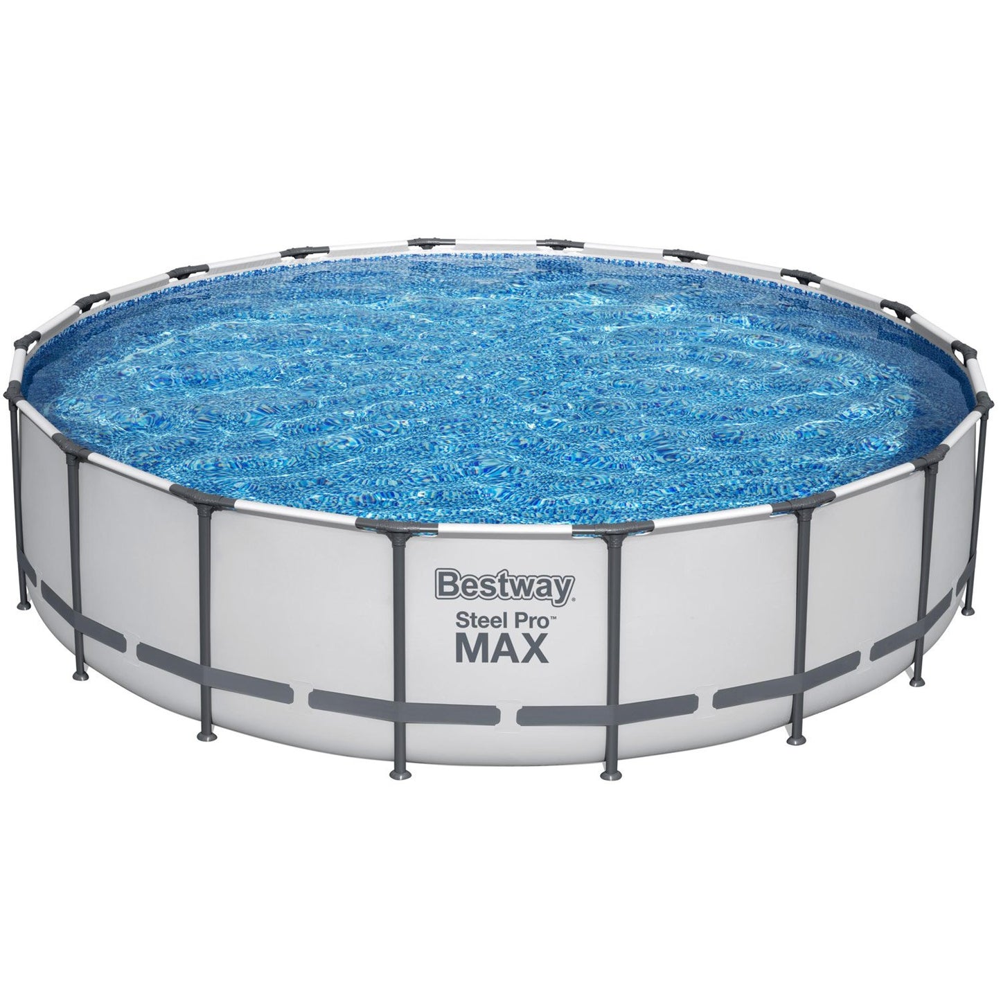 Steel Frame Above Ground Pool, 5.49m x 1.22m, Easy Setup