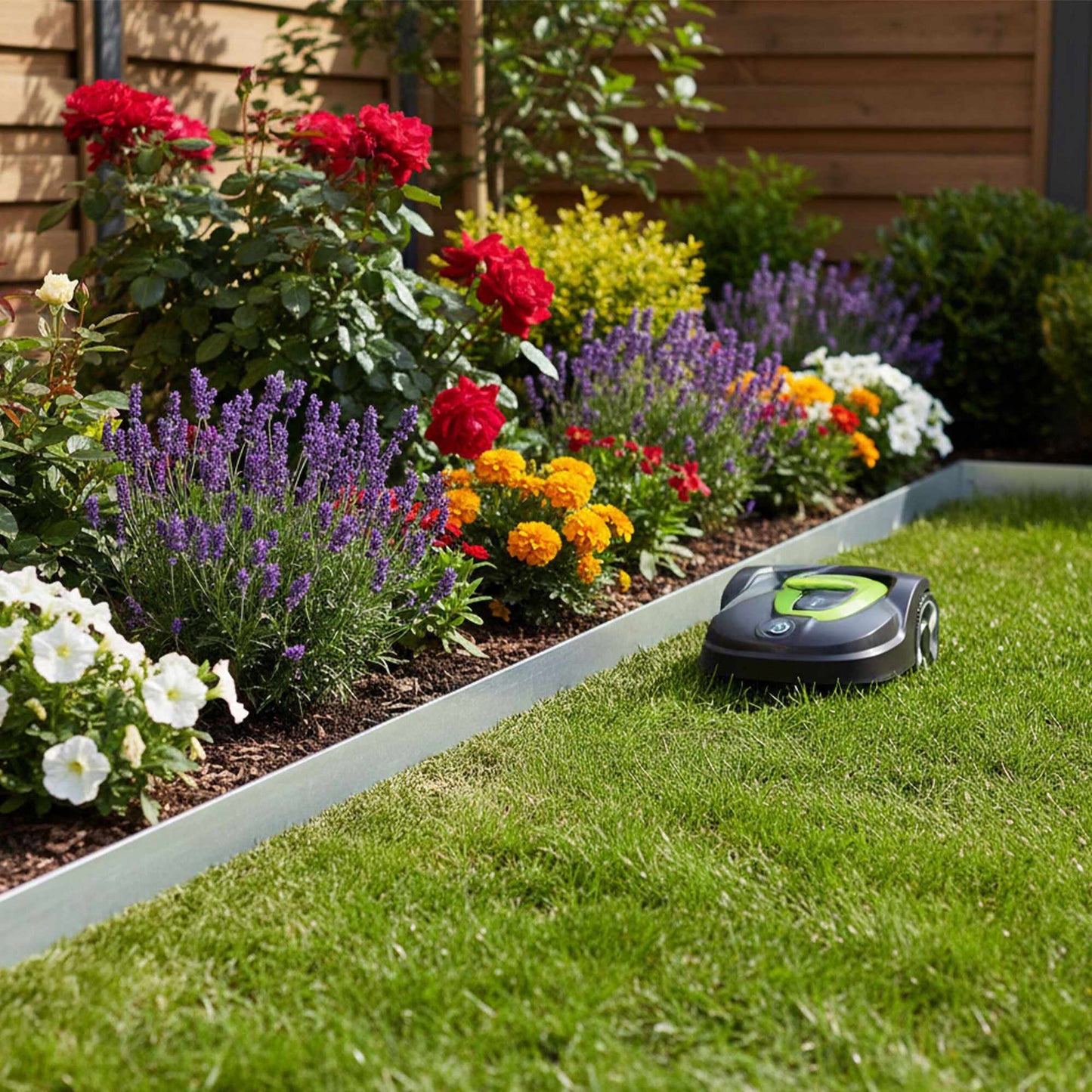 Steel Garden Bed Edging – Flexible, Weed Barrier