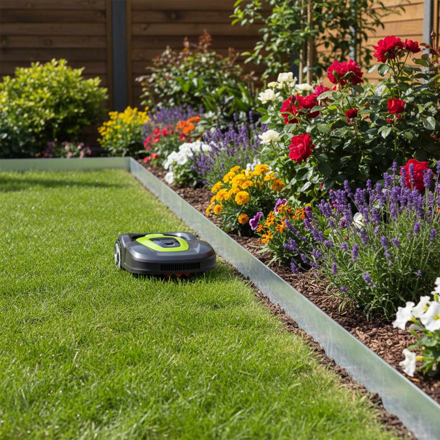 Steel Garden Bed Edging – Flexible, Weed Barrier