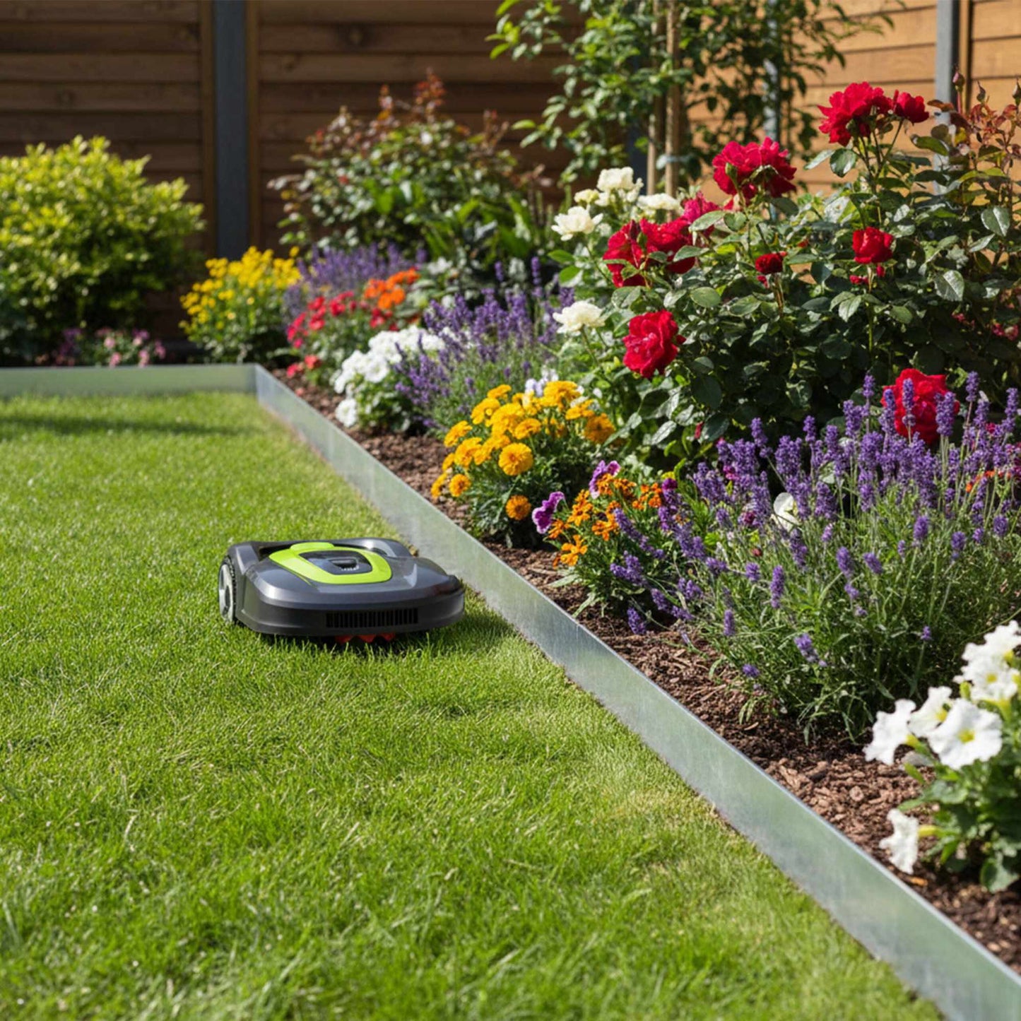 Steel Garden Bed Edging – Flexible, Weed Barrier