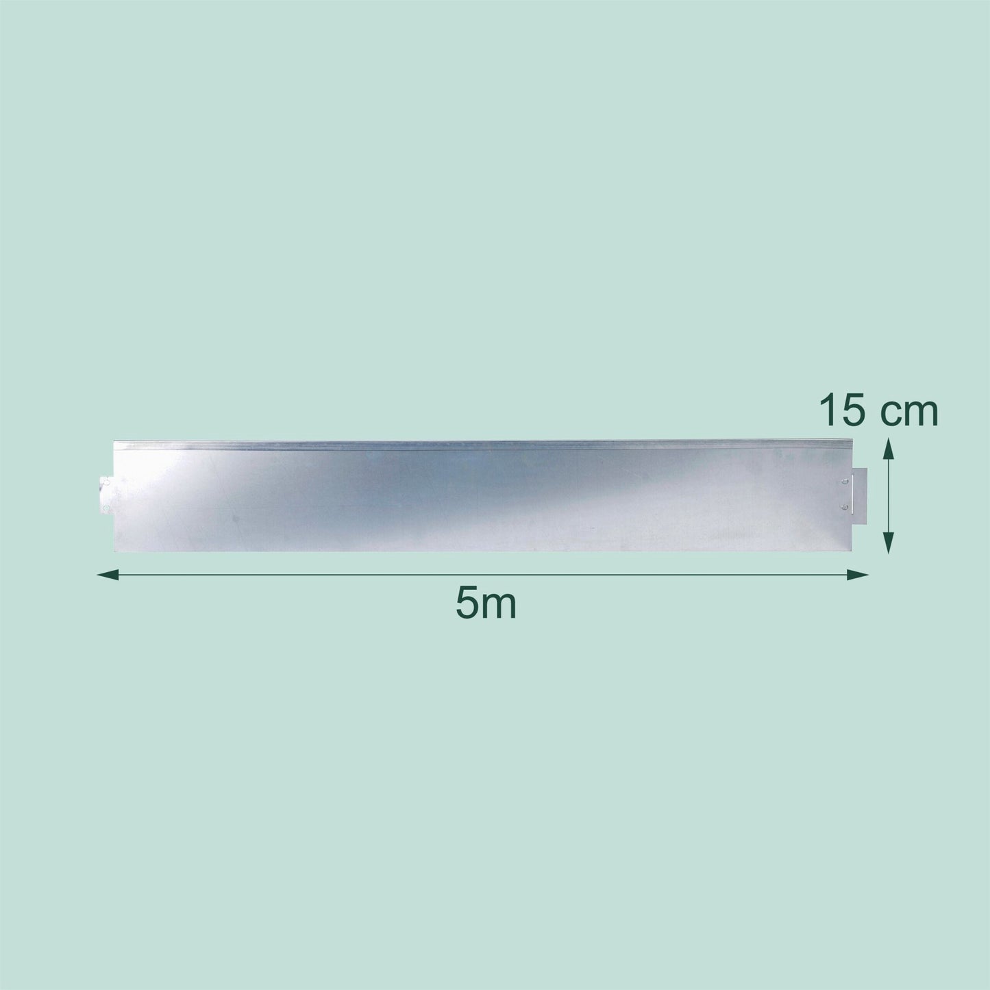Steel Garden Bed Edging – Flexible, Weed Barrier