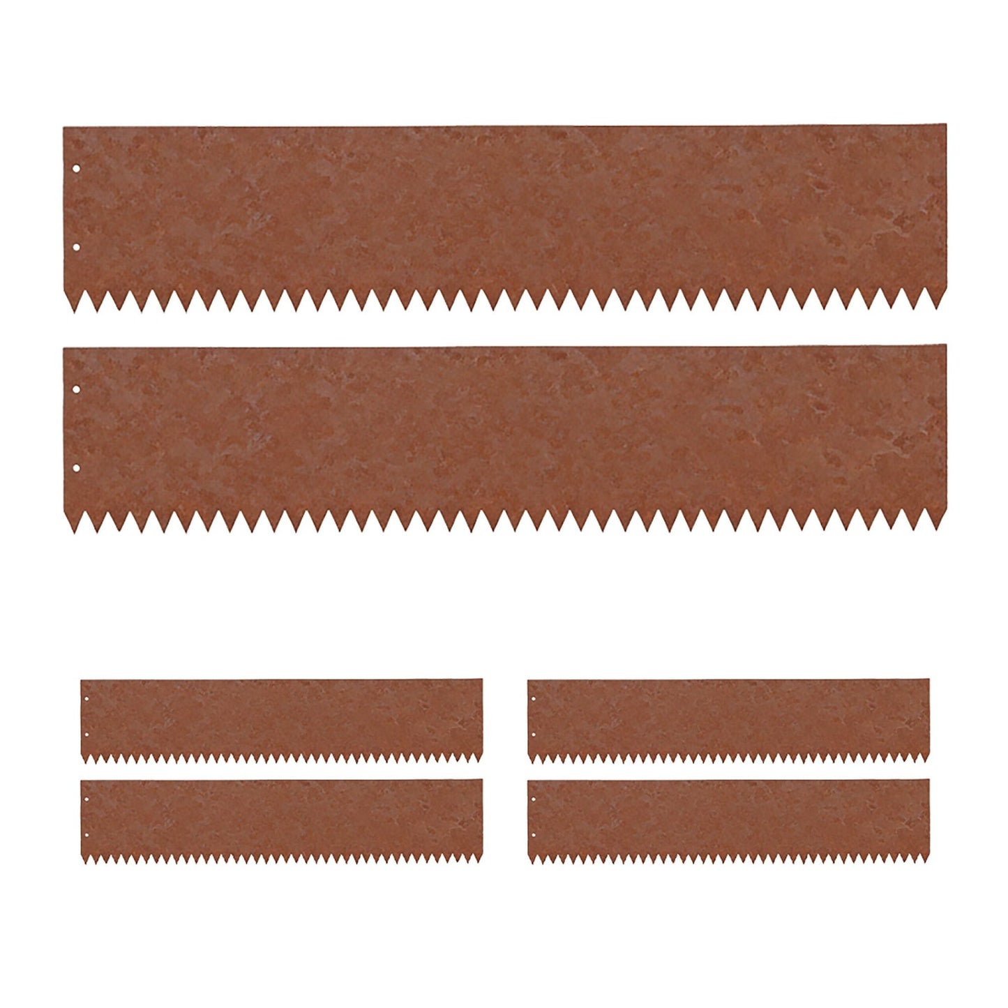 Steel Lawn Edging – Rust-Look, Flexible Garden Border
