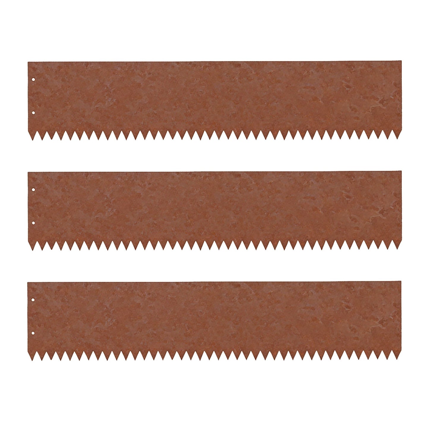 Steel Lawn Edging – Rust Look, Flexible Garden Border