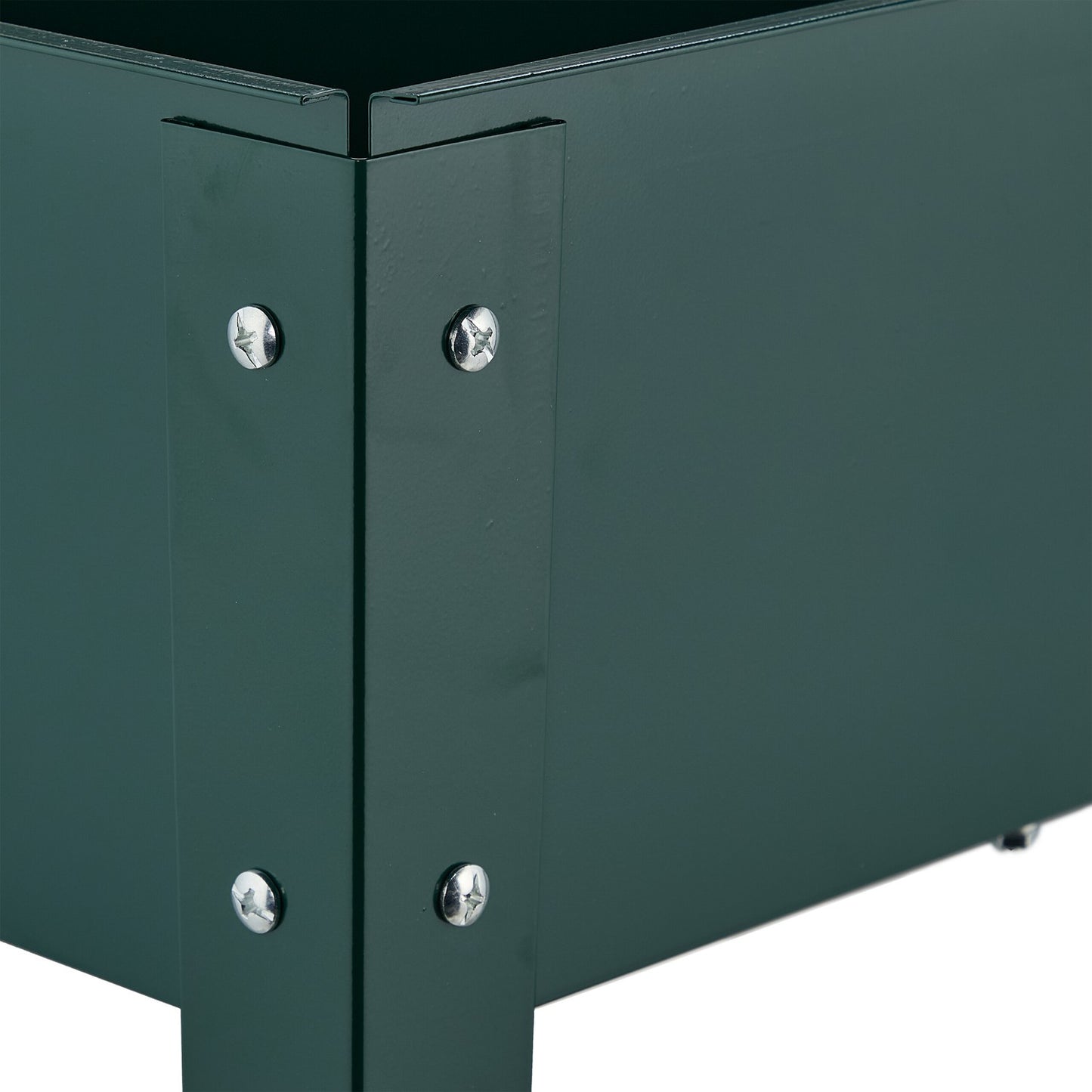 Steel Raised Garden Bed – Green Metal Planter Box