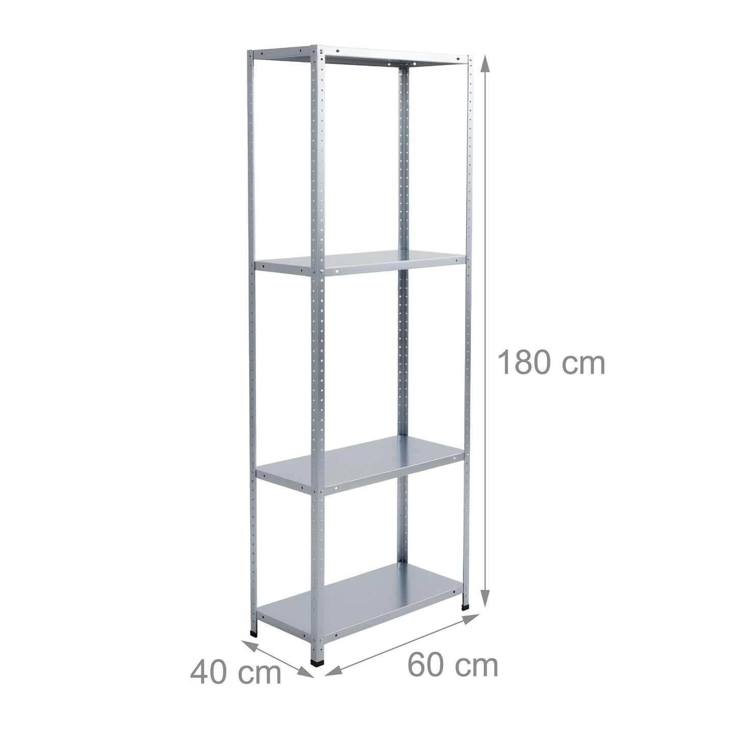 Steel Storage Rack, 160kg Capacity, Galvanised