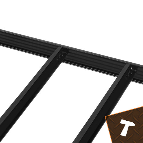 Steel Storage Rack, 5 Shelves, 180x90x40 cm, Black