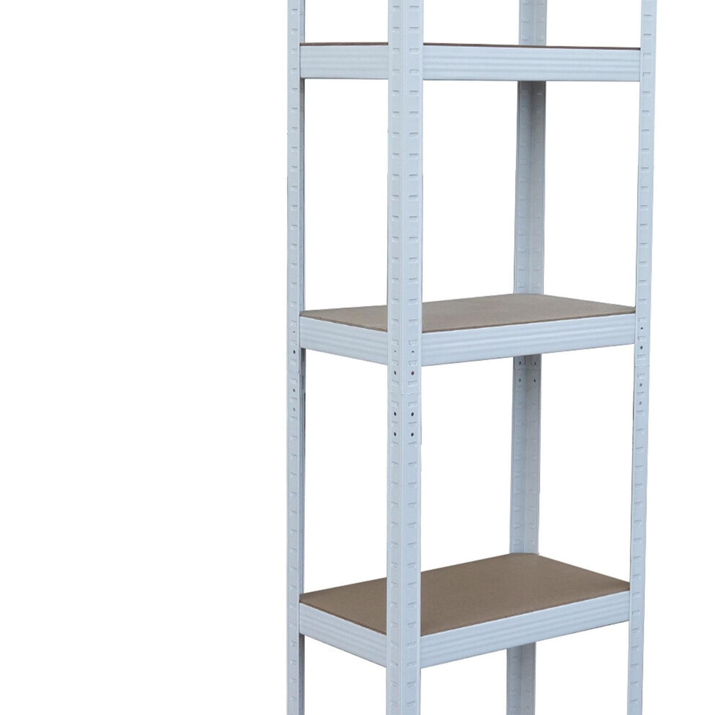 Steel Storage Rack, Heavy-Duty, 5 Adjustable Shelves