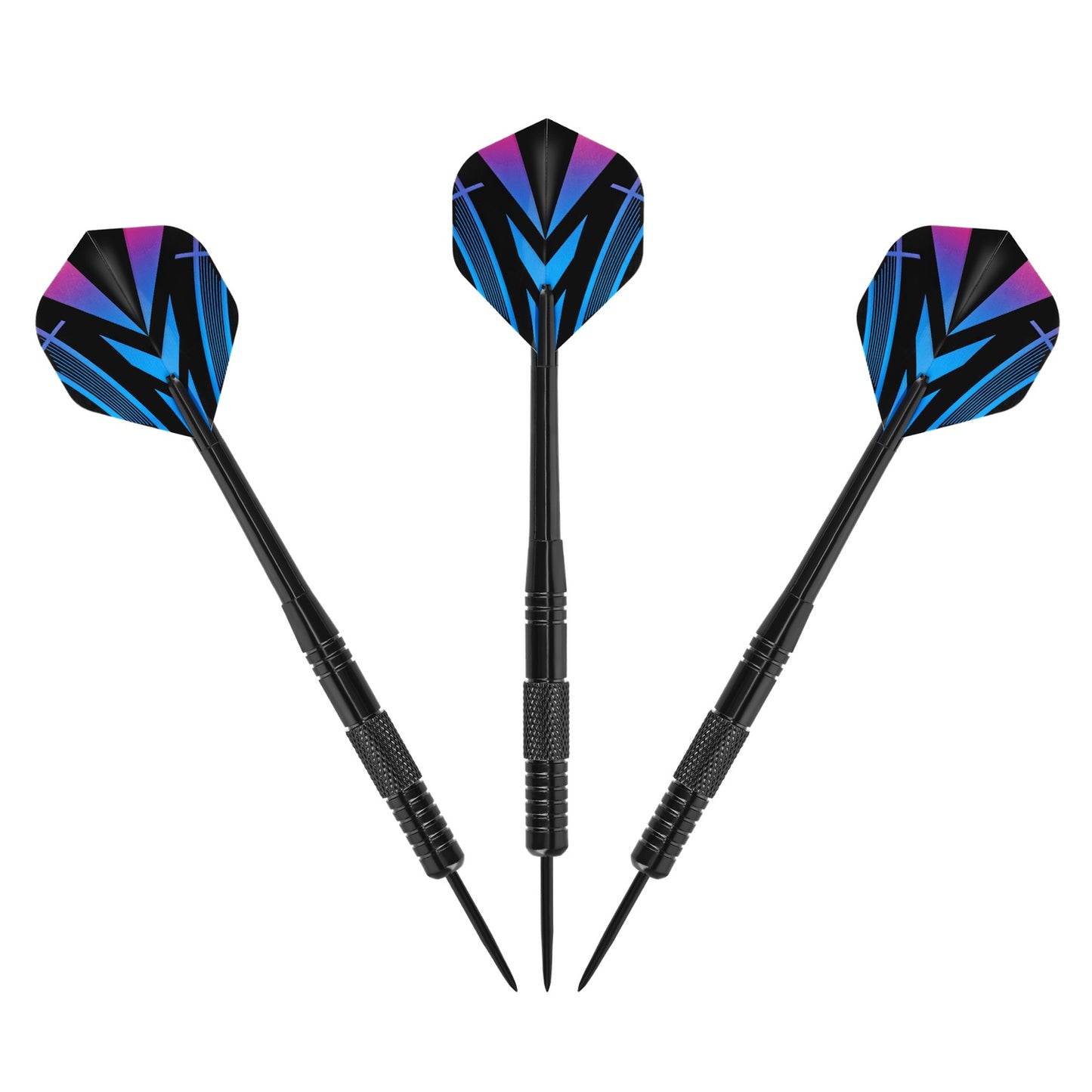Steel Tip Brass Darts Set – 3 Pack, 22g with Case