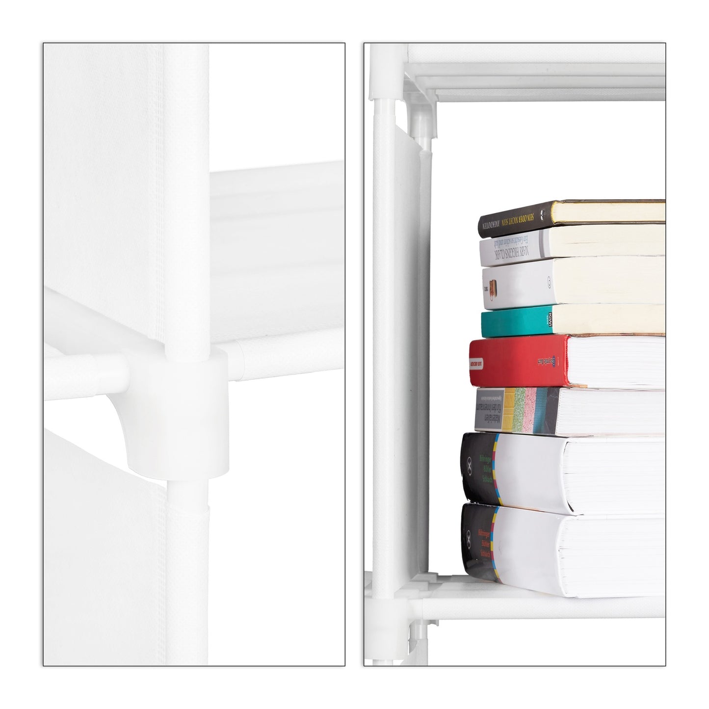 Step Shelf with 6 Compartments