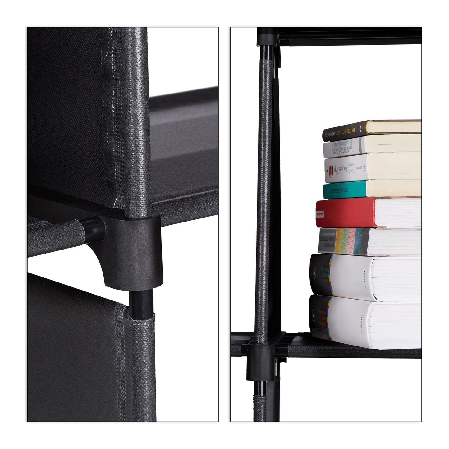 Step Shelf with 6 Compartments