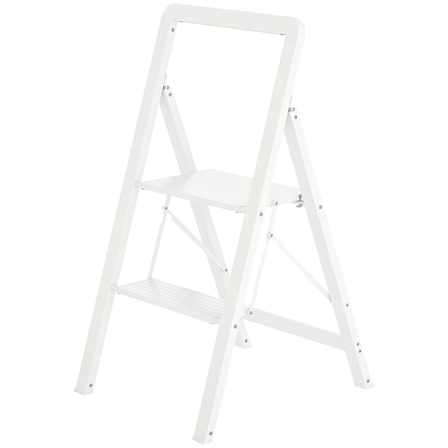 Folding step ladder, anti-slip, 3 steps, 150 kg capacity
