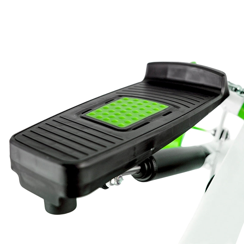 Stepper with Movable Arms and Ropes, Green-White
