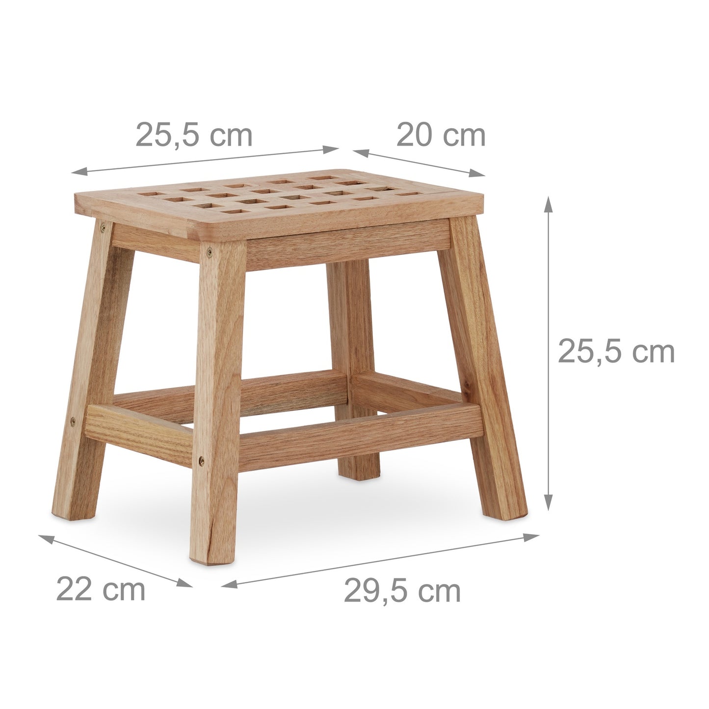 Step stool walnut