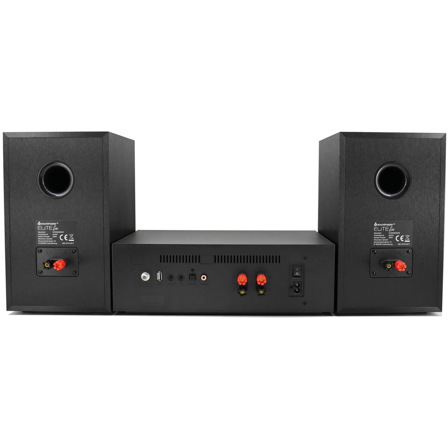 Stereo HiFi System with Internet/DAB+/FM Radio, CD, Bluetooth