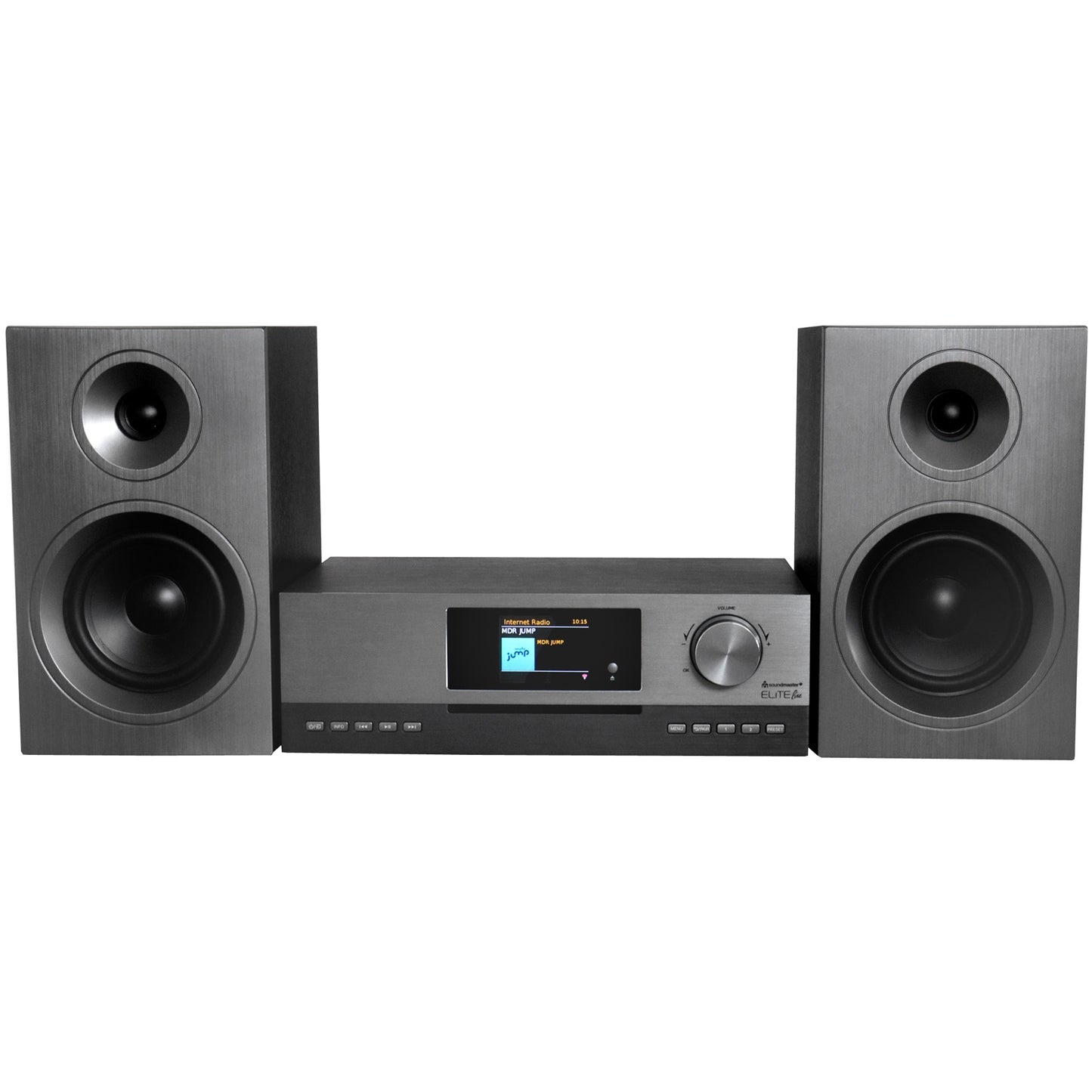 Stereo HiFi System with Internet/DAB+/FM Radio, CD, Bluetooth
