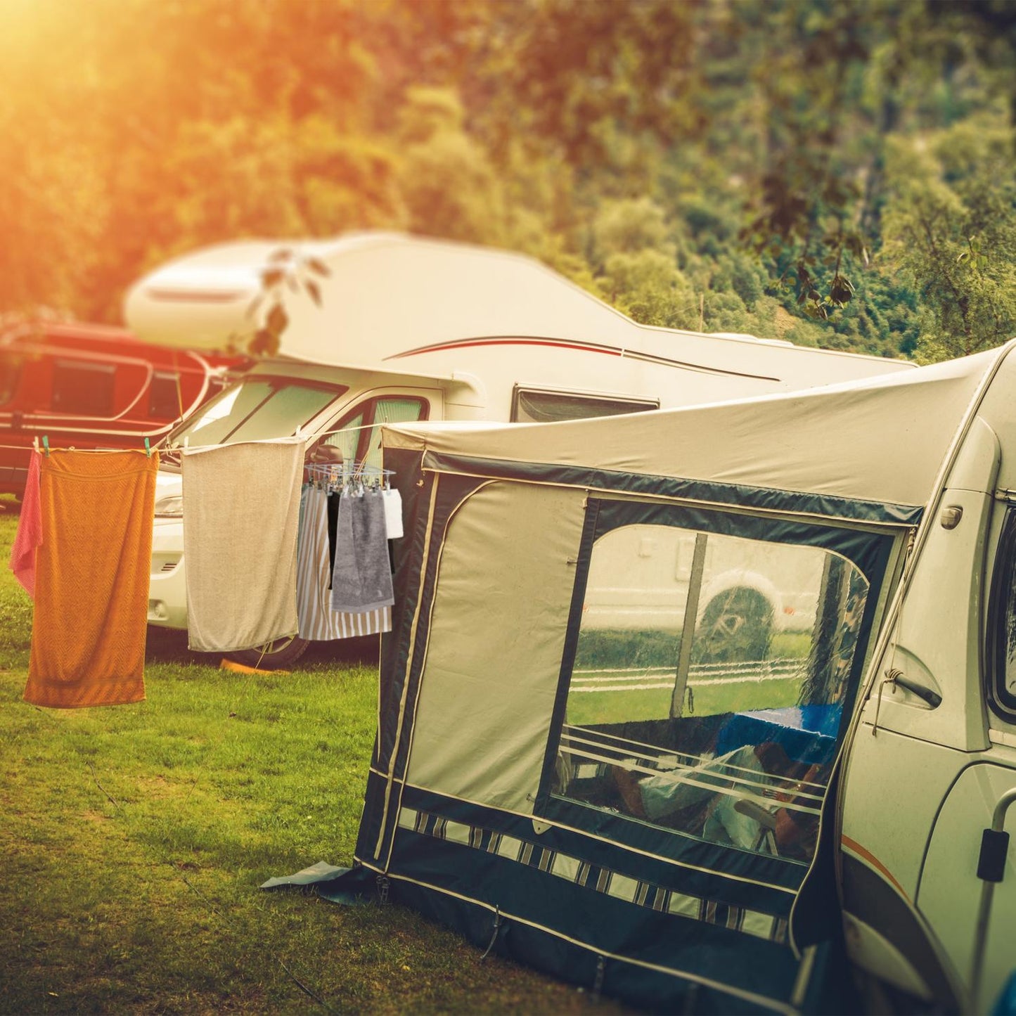 Stocking dryer for clothes horse