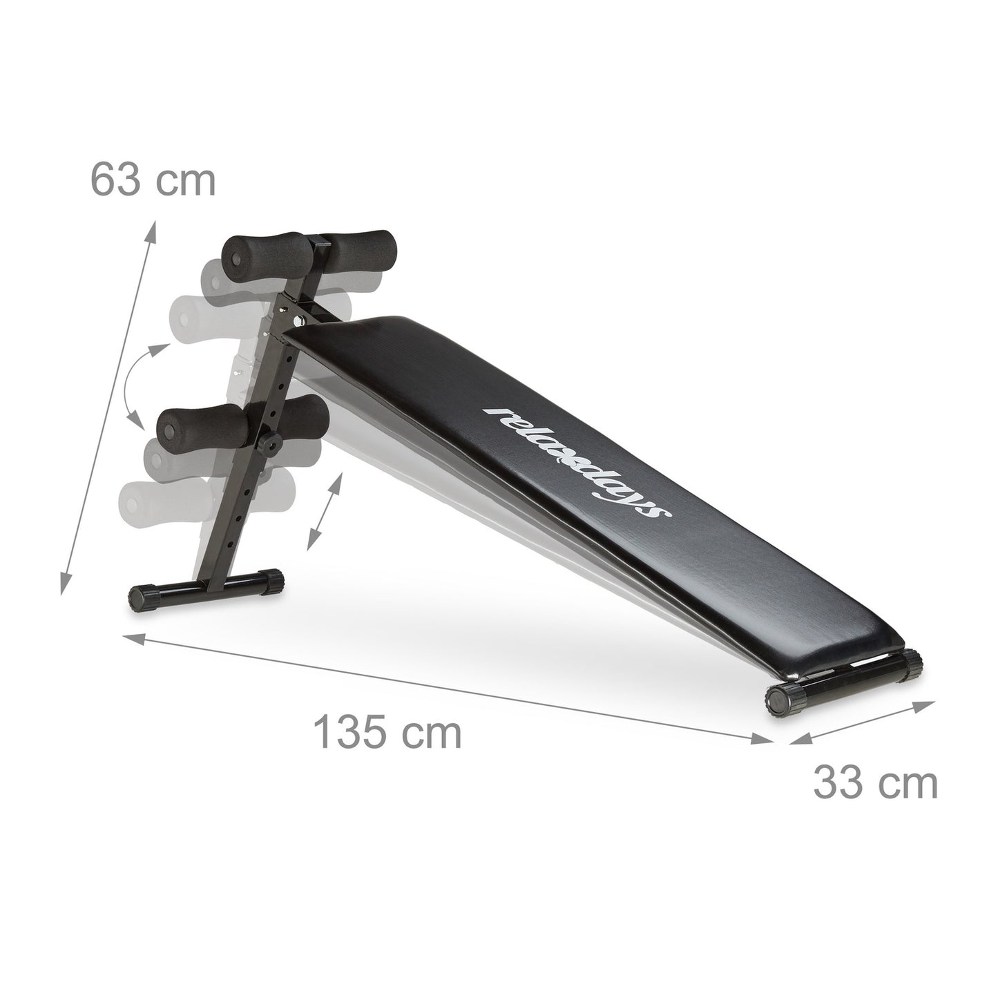 Stomach trainer exercise bench