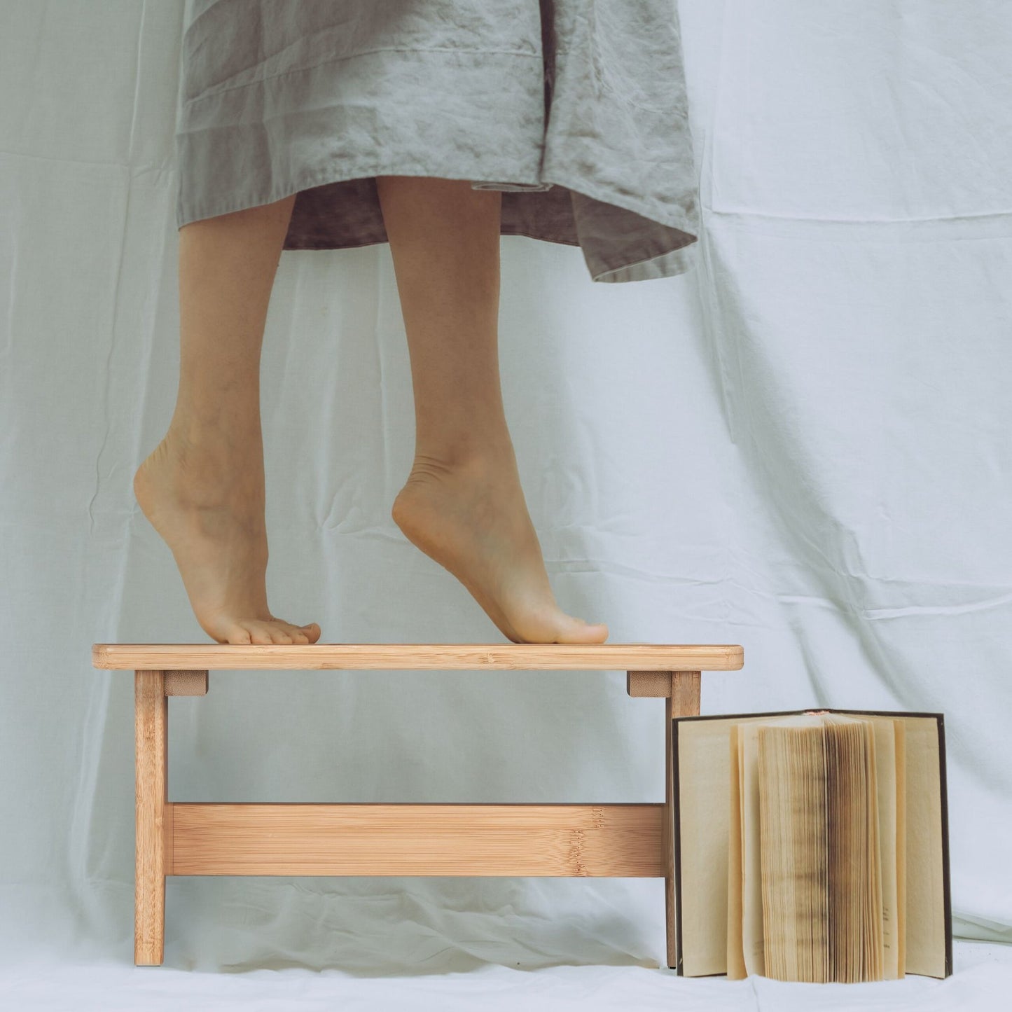 Stool in bamboo