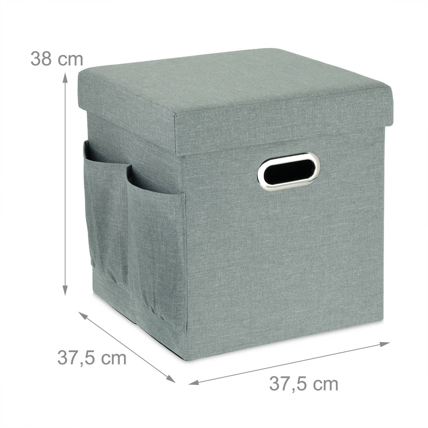 Stool with storage & pockets