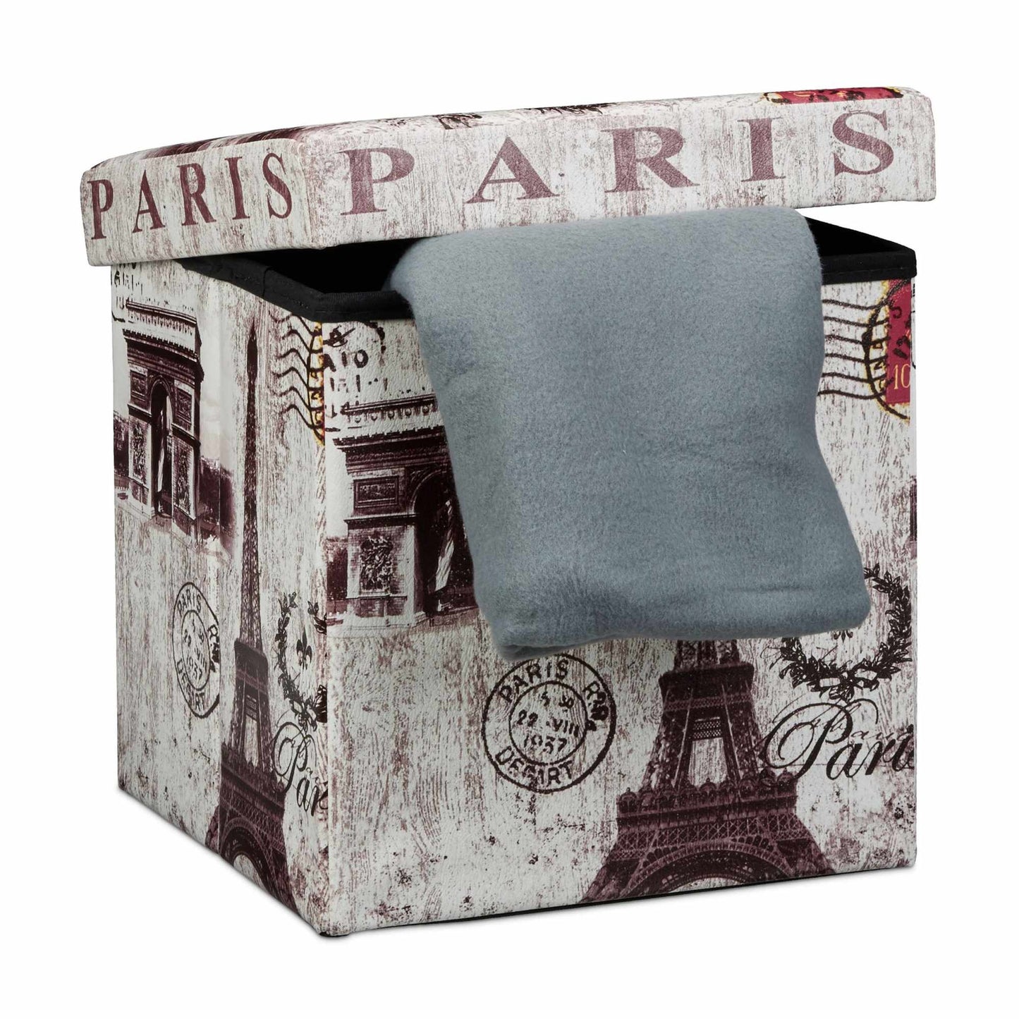 Stool with storage space Trend motif