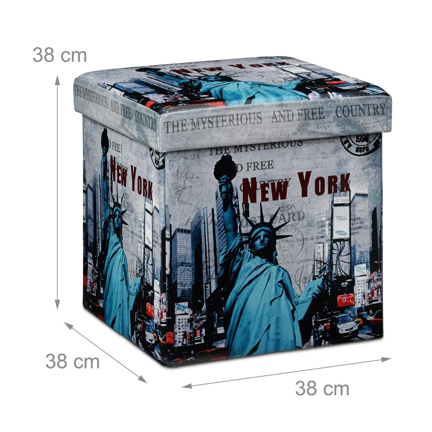 Stool with storage space Trend motif