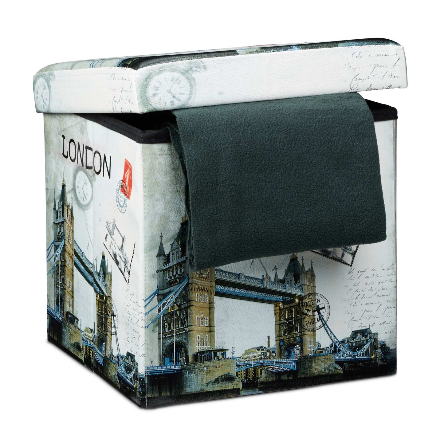 Stool with storage space Trend motif