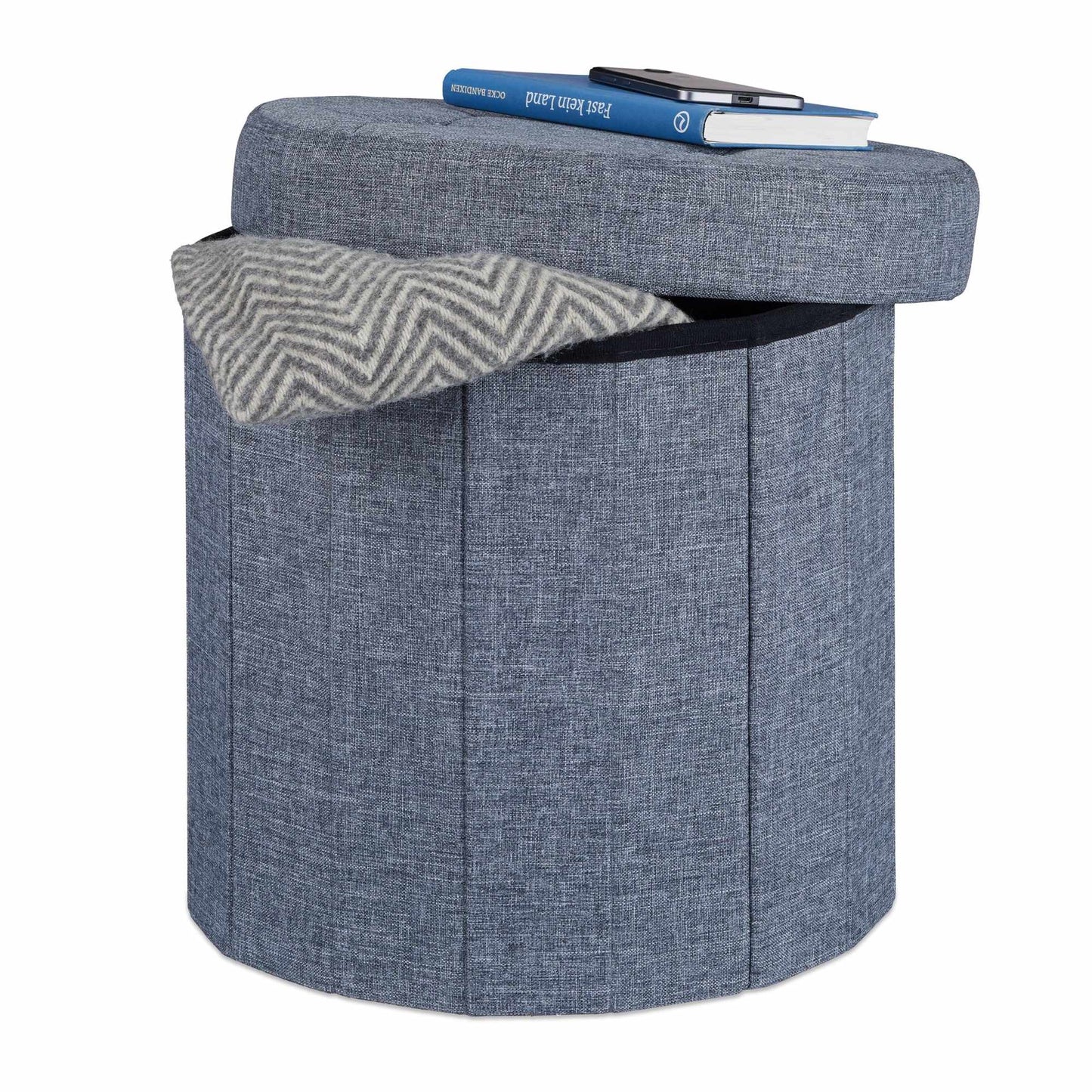 Stool with storage space size M round