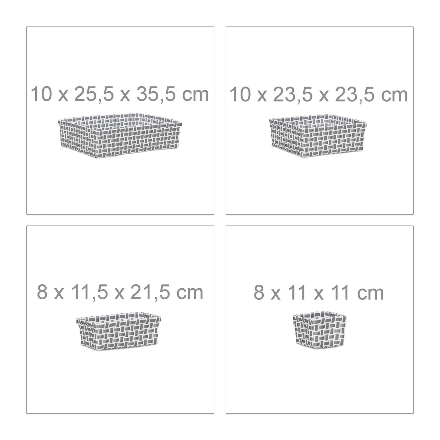Storage Basket Set of 8