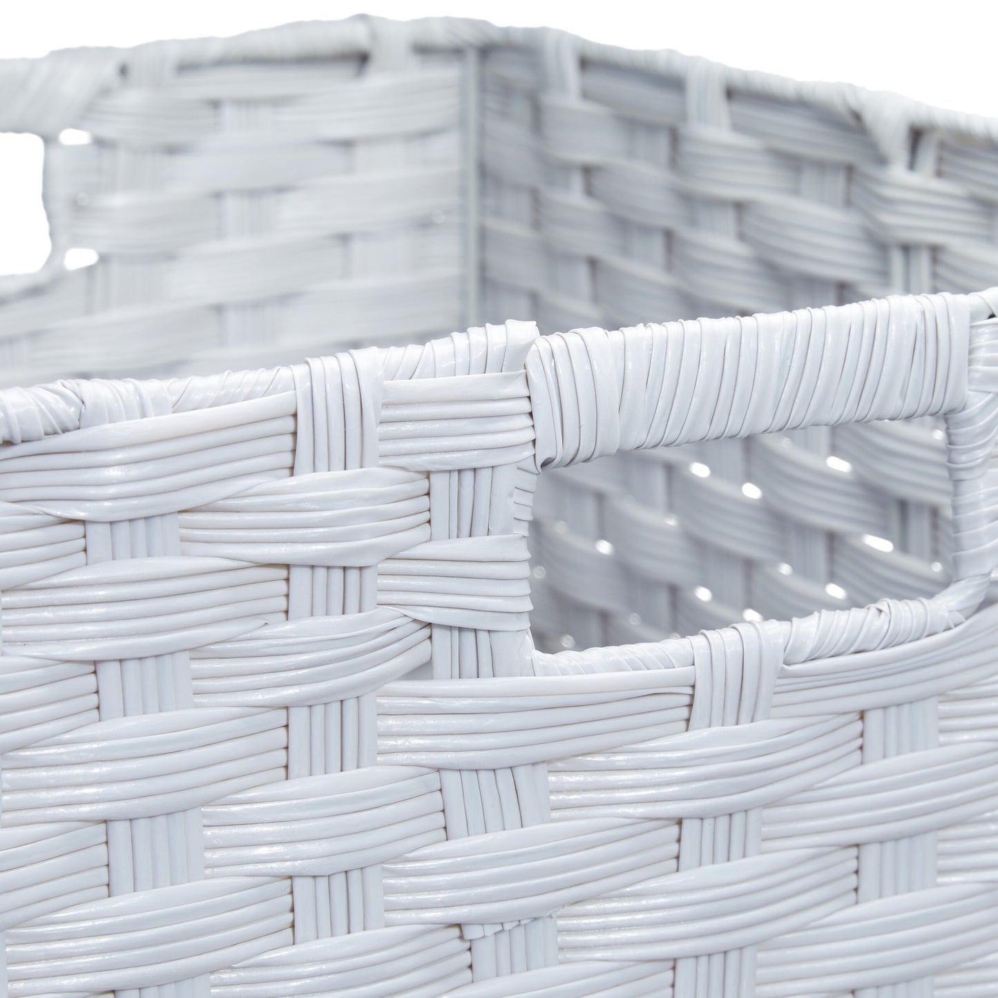 Storage Baskets Set of 4 – Durable Plastic Organisers