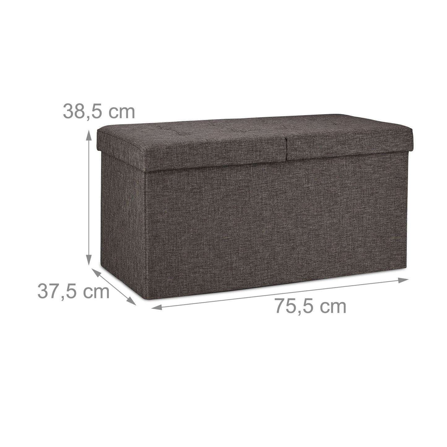 Storage Bench with Hinged Lid